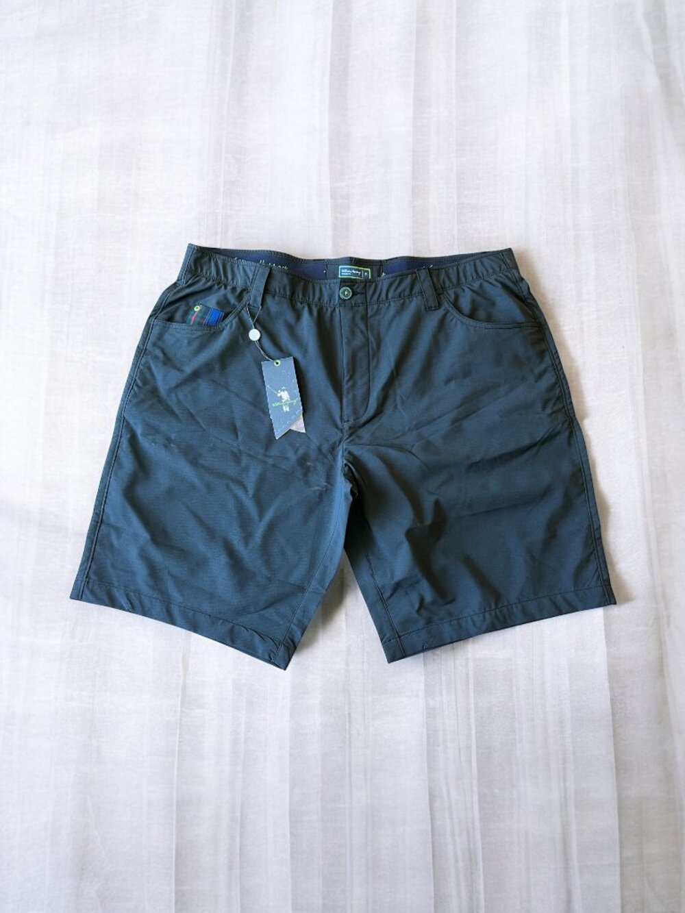 William Murray Heritage Men's 38 Shorts Easy Care UV Protection Stretch Black